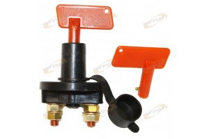 Auto Battery Cut Off Switch Disconnect Kill Solid Brass With 2 Removable Keys